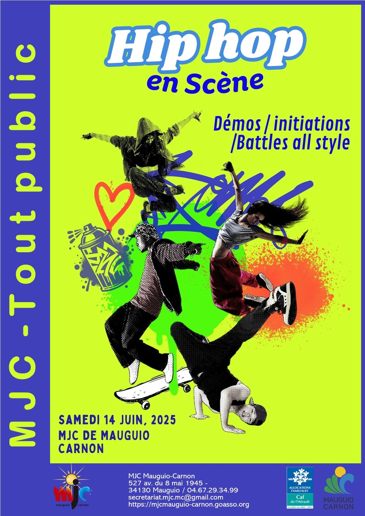 Affiche Hip hop scènes -2025