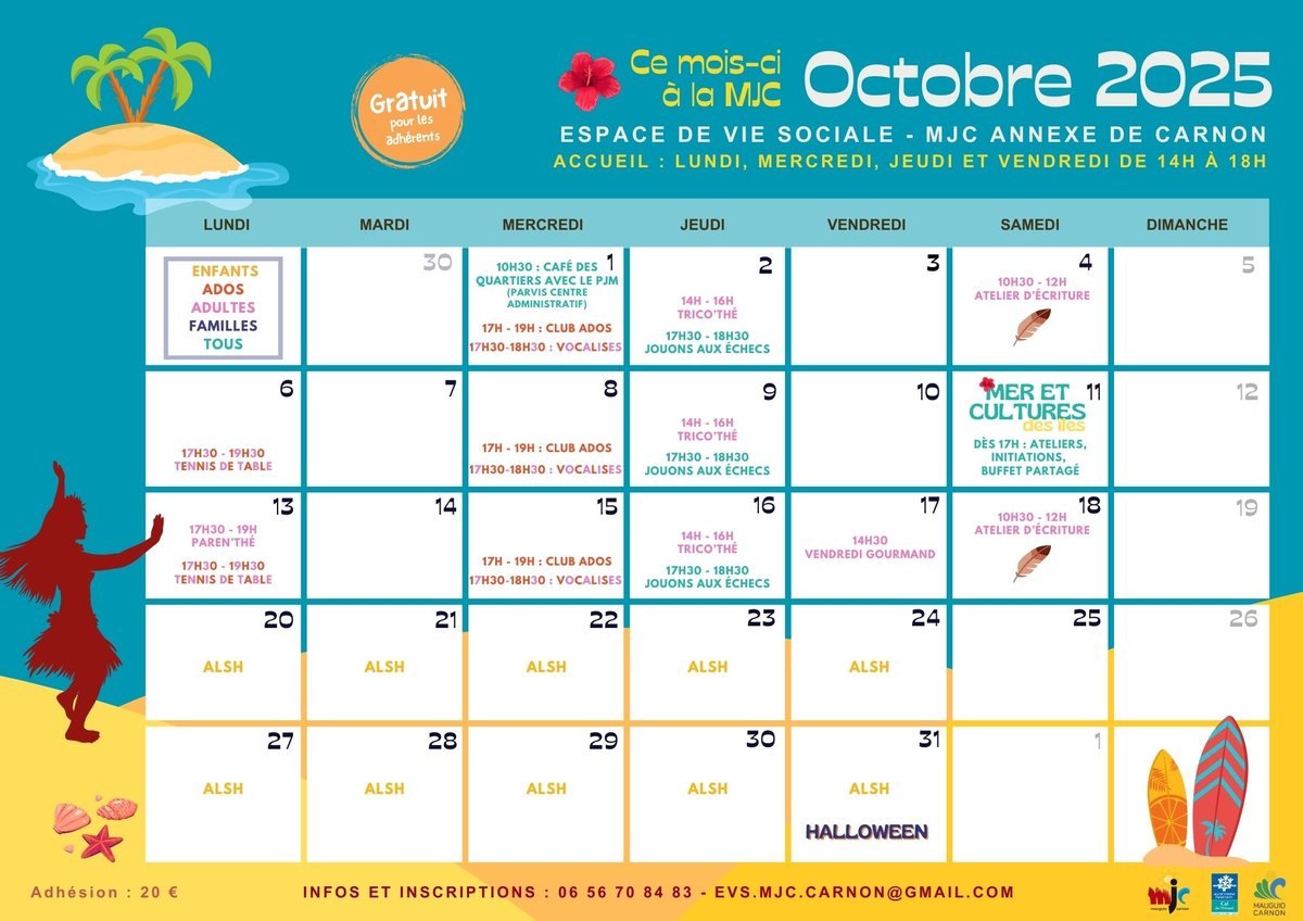 Ce mois-ci à l'EVS - Octobre 2025