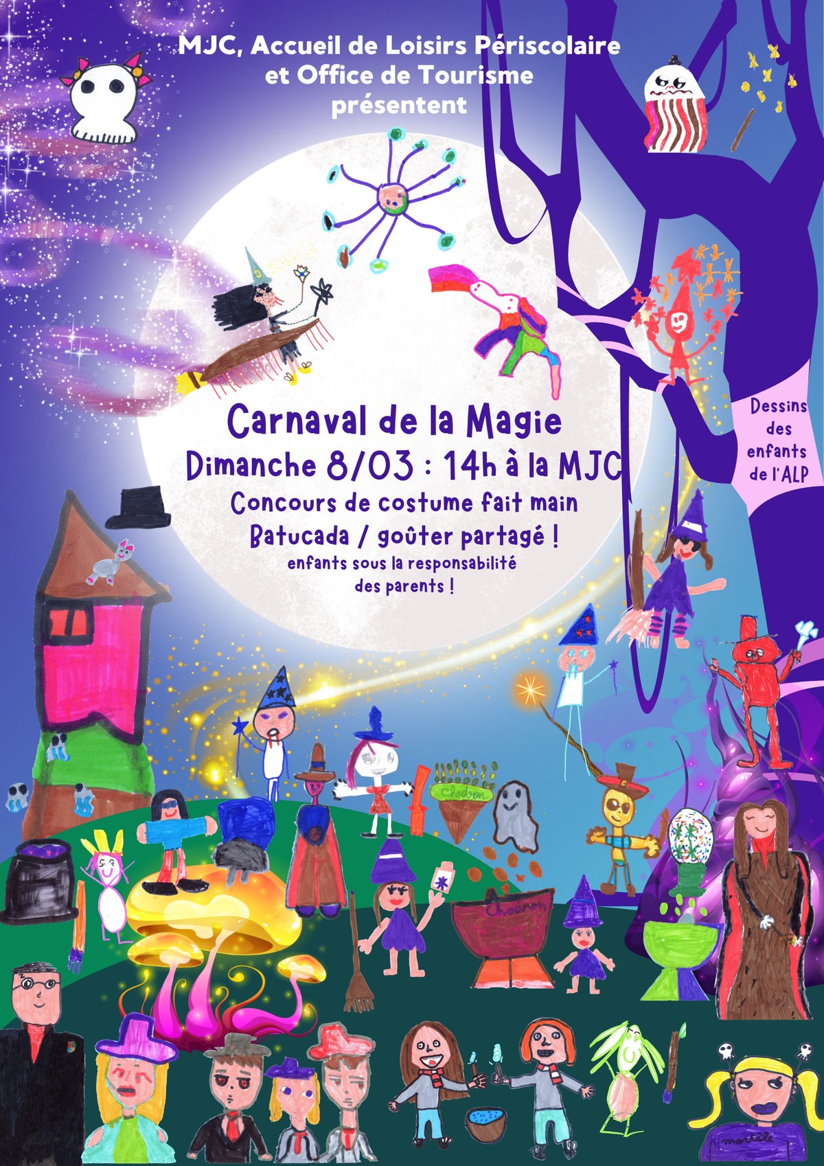 fond affiche - carnaval carnon